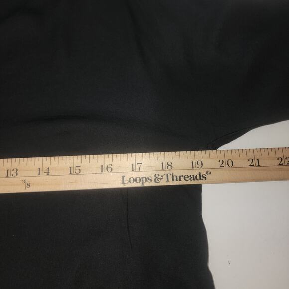 NWT Anthropologie Dolan Contessa Top West Coast Black Chic Sleek Corpcore Office - Picture 7 of 10